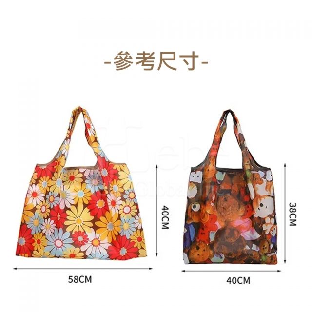 customized shopping bag with bee pattern