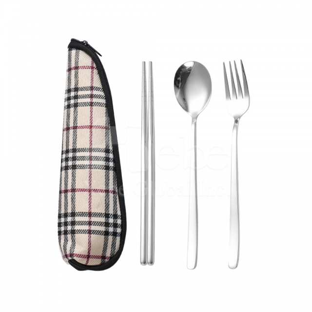 cloth cutlery bag eco-friendly cutlery set