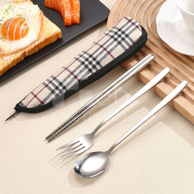 cloth cutlery bag eco-friendly cutlery set