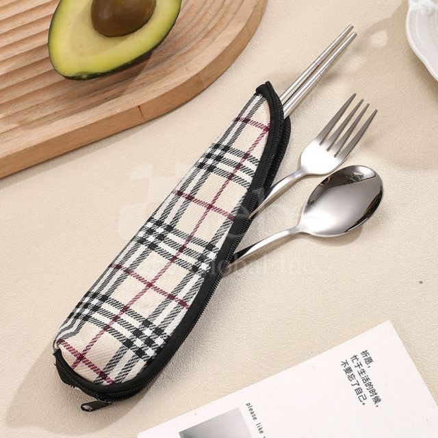 cloth cutlery bag eco-friendly cutlery set