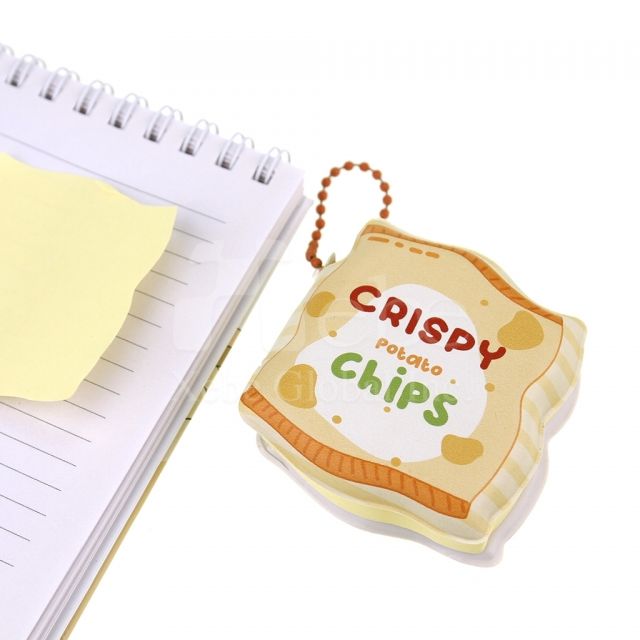 cookie packaging bag shaped post it notes
