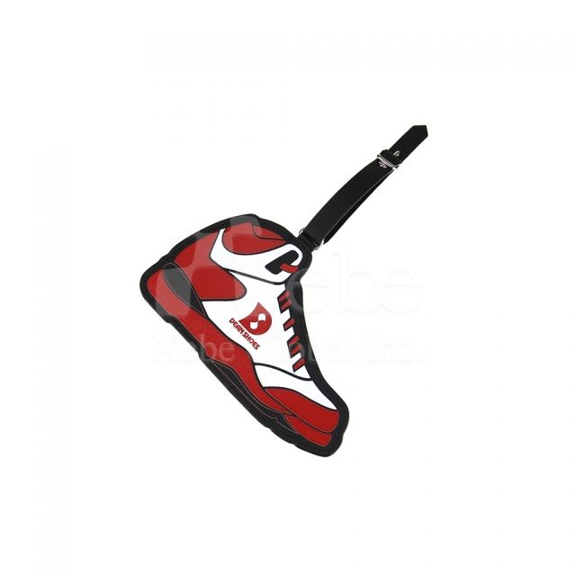 sneaker luggage tag customization