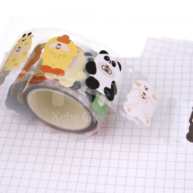 animal packed patterned washi tape