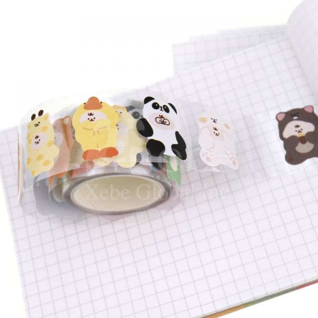 animal packed patterned washi tape