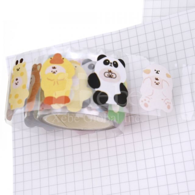 animal packed patterned washi tape