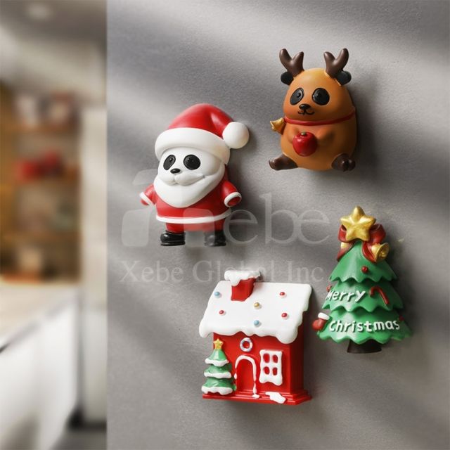 christmas tree ornament shaped magnet