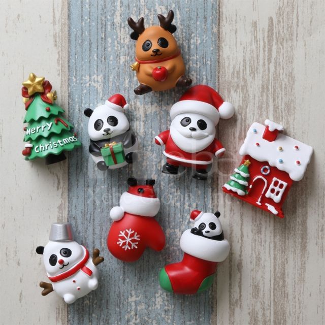 christmas tree ornament shaped magnet