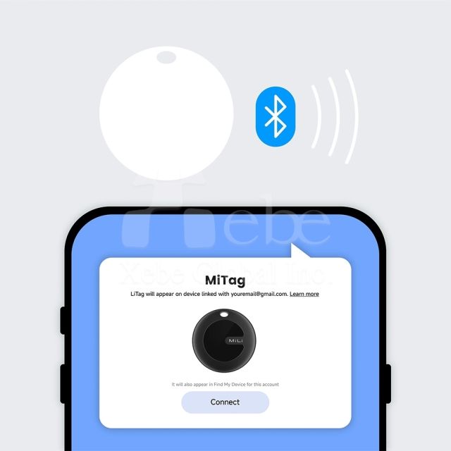 customized bluetooth luggage tag tracker