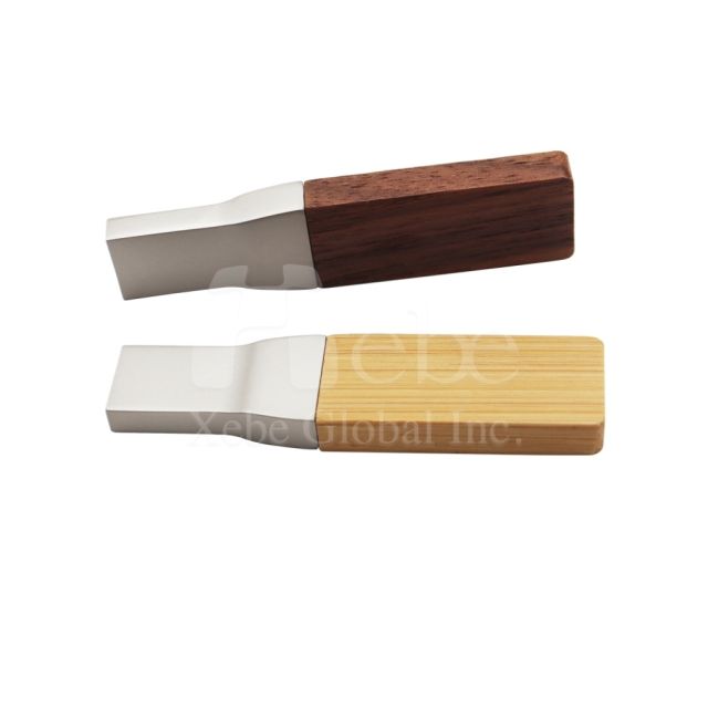 mahogany wood flash drive