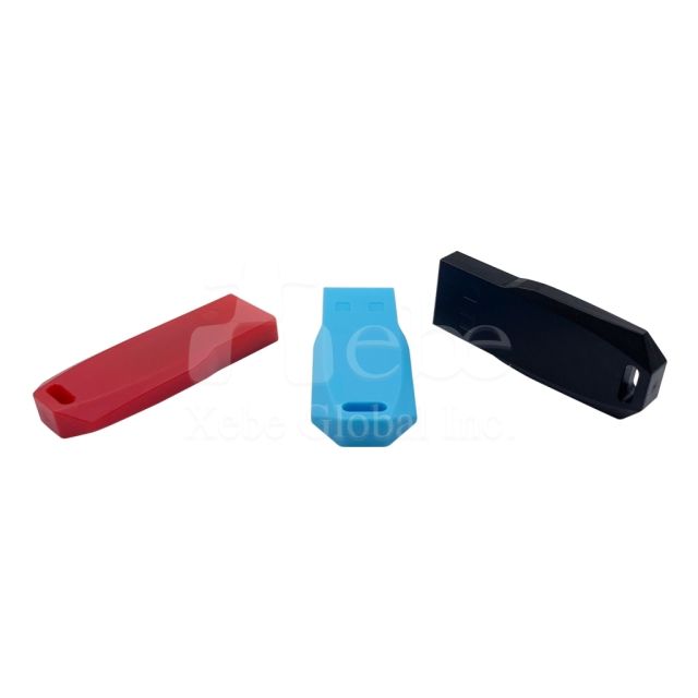 black gift flash drive customized