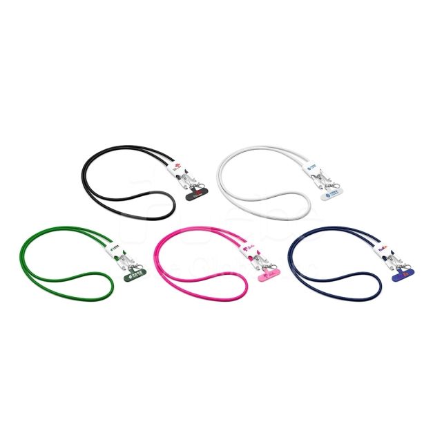 green charging cable mobile phone lanyard all in one