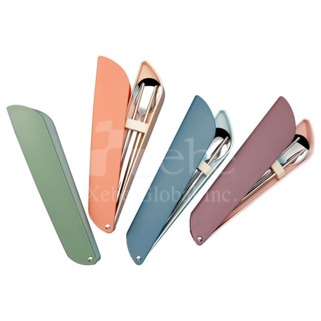 purple stainless steel eco friendly tableware