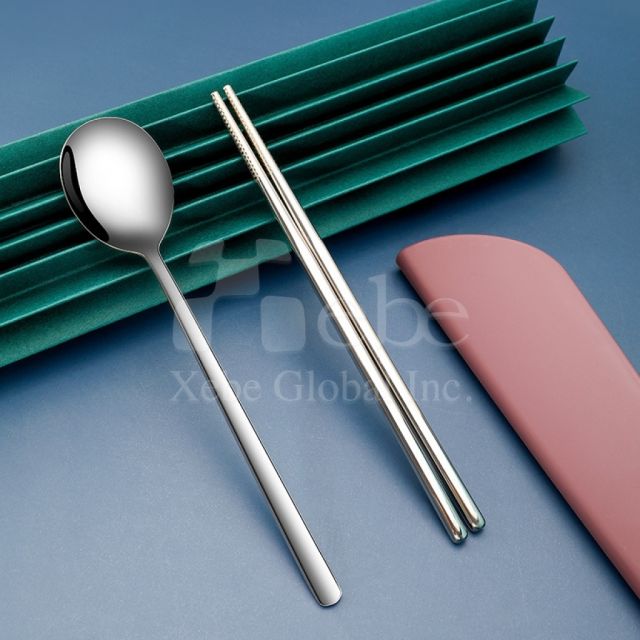purple stainless steel eco friendly tableware