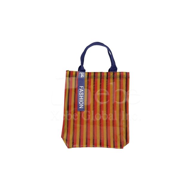 vertical striped eggplant and angelica bags for customization