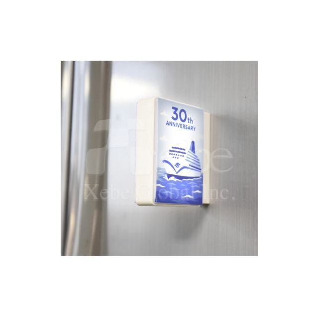 rechargeable LED illuminated refrigerator magnet