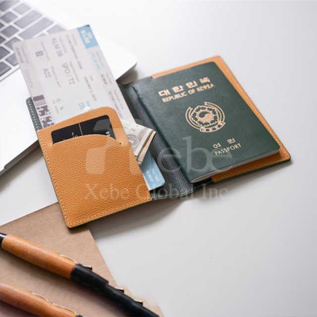 making a simple leather passport holder