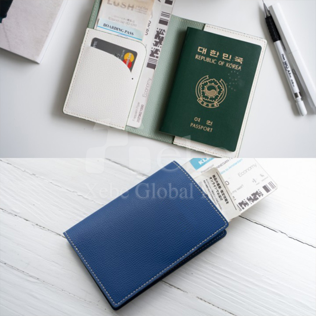 making a simple leather passport holder