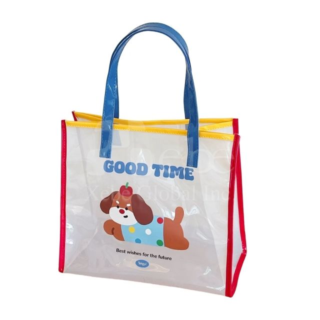 customized waterproof pvc shopping bag