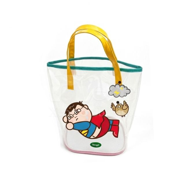 printing on transparent pvc shopping bags