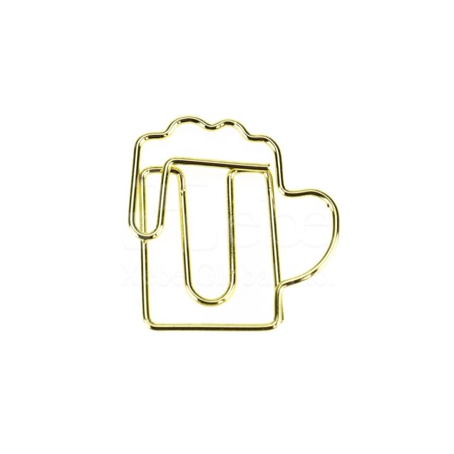 beer glass shaped paperclip