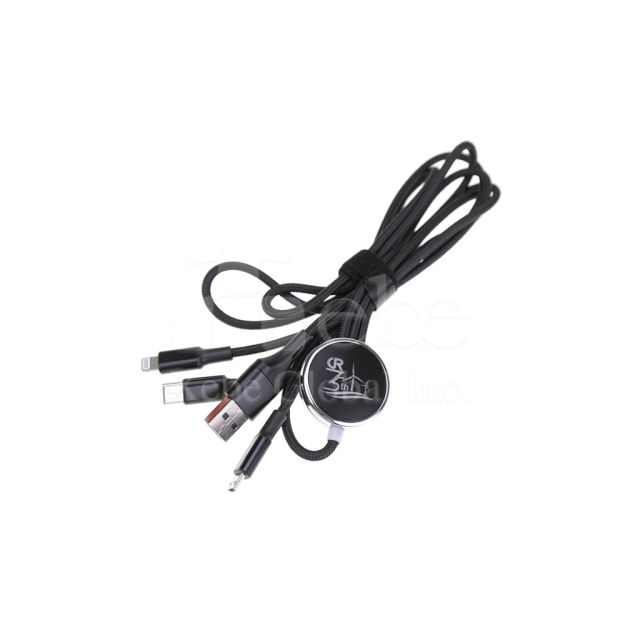 all in one mobile charging cable with company logo