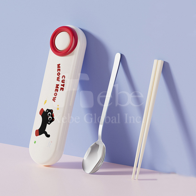 stainless steel eco friendly tableware set printing
