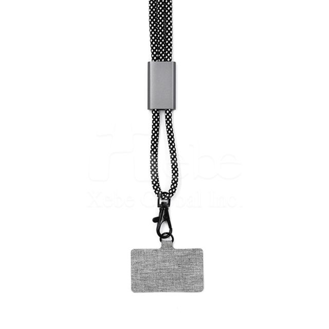 eco friendly rpet phone lanyard