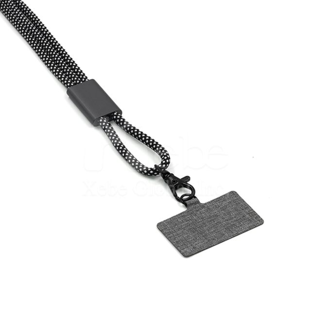eco friendly rpet phone lanyard