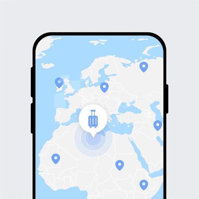 customizable bluetooth luggage tag tracker