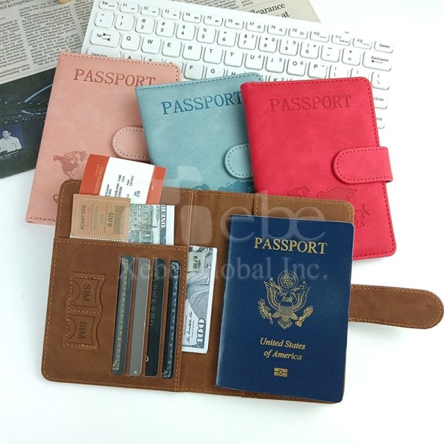 cherry blossom pink map passport cover making