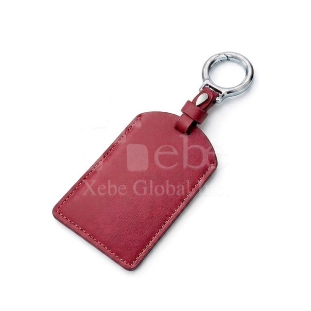plain leather ID card holder customization