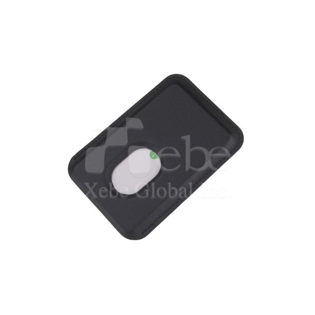 custom magnetic leather card holder