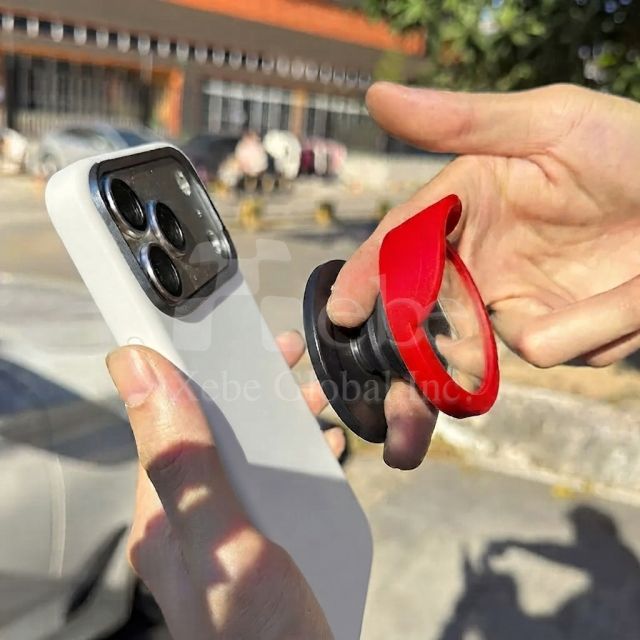 magnetic phone mount with wide angle mirror