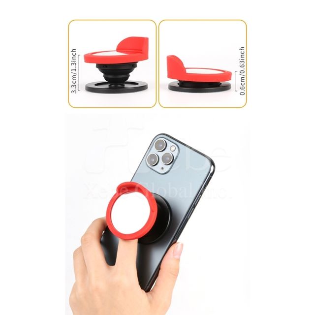 magnetic phone mount with wide angle mirror