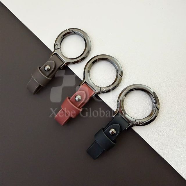 customized leather keychain