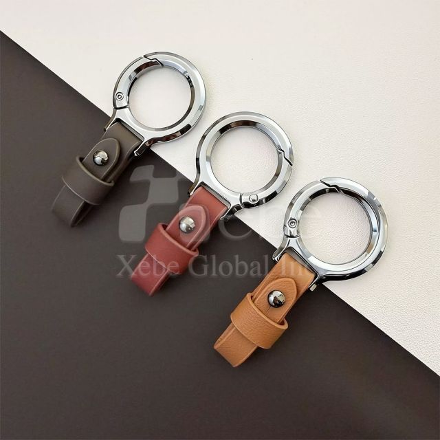 customized leather keychain