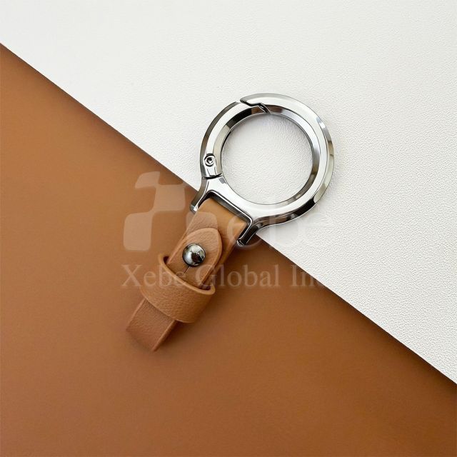 customized leather keychain