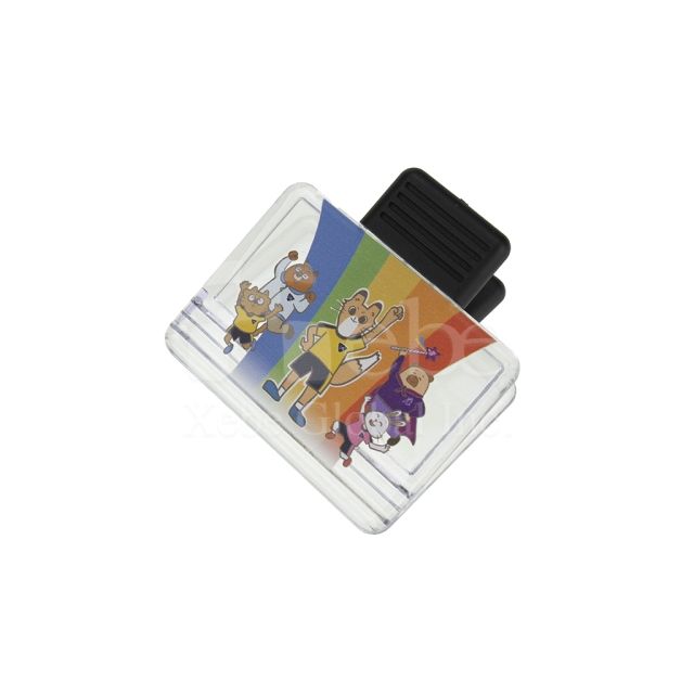 custom-shaped magnetic clip