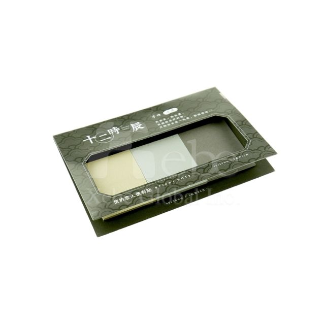 customized three color memo pad printing