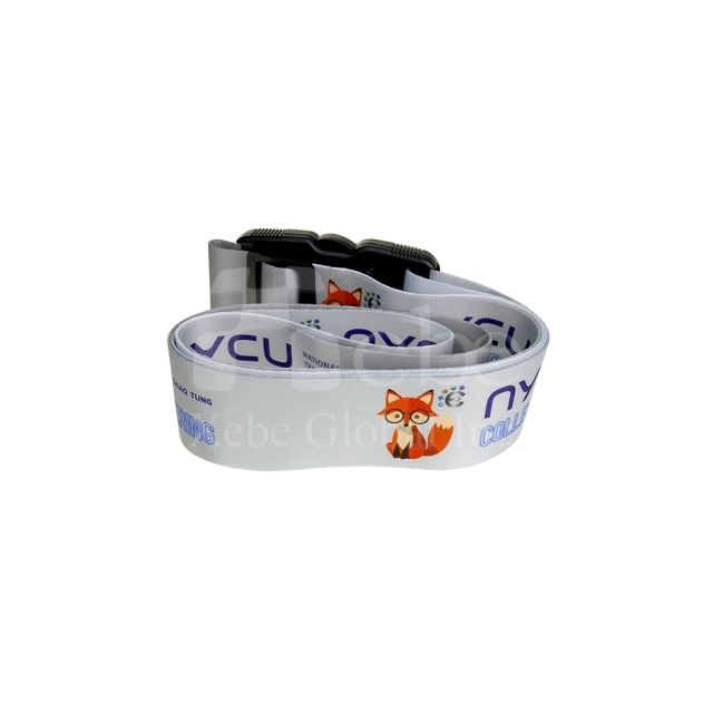 custom logo fox luggage strap