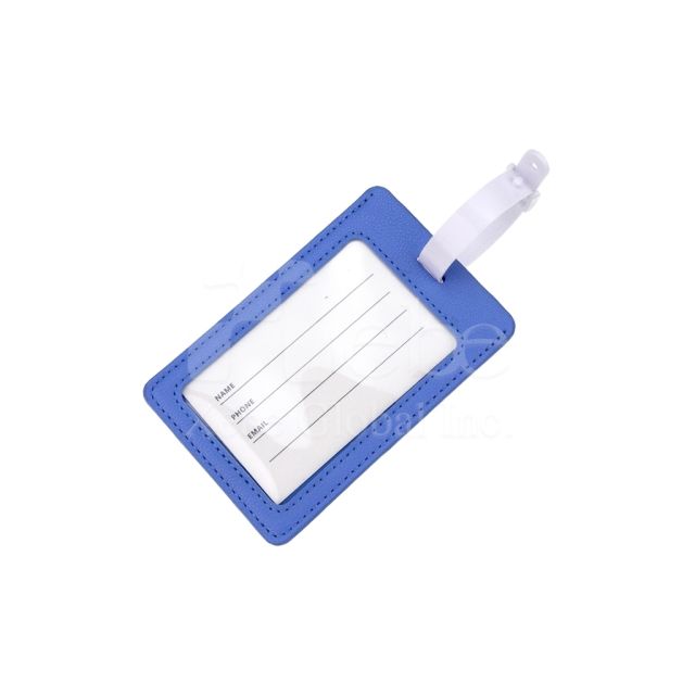 customized wedding leather luggage tag