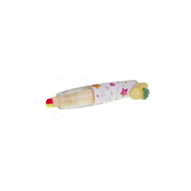 pineapple-shaped dual-color highlighter