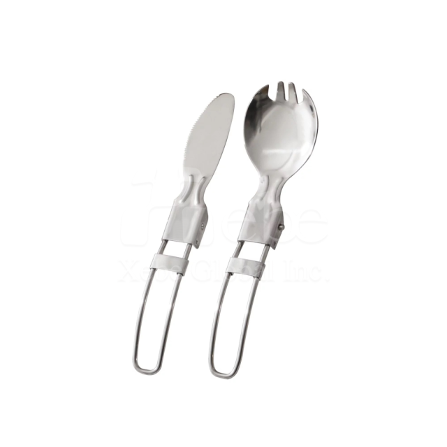 customizable foldable stainless steel eco friendly cutlery