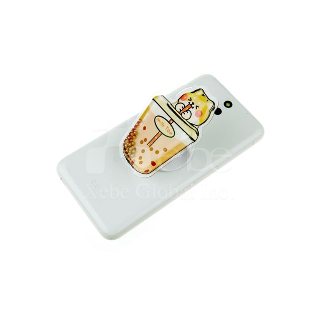 shiba inu bubble tea phone stand